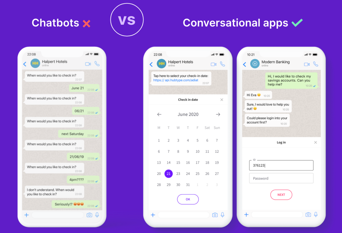Chatbots vs Conversational Apps